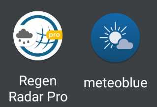 meine Wetter-Apps